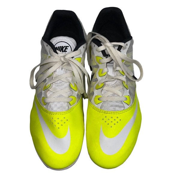 NIKE Zoom Rival Women's Shoes Track Sprint Racing 616313 702 Yellow White SZ 9.5 - Picture 3 of 12